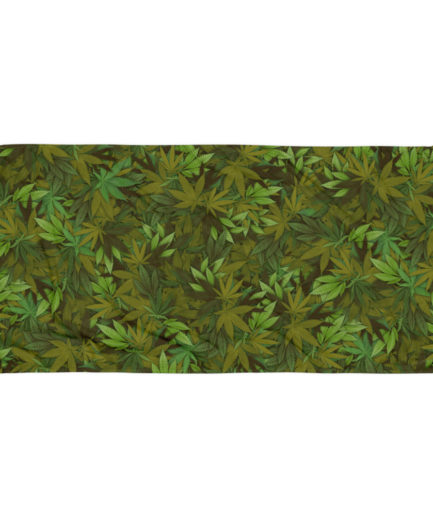 Cannabis - Weed Leaf Camouflage Towel. Frong Woot