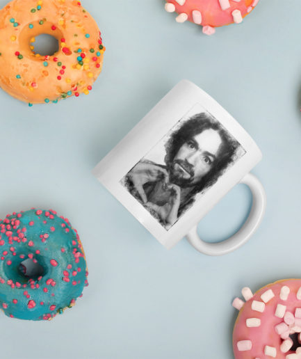 Charles Manson shows Love - Mug mugshot
