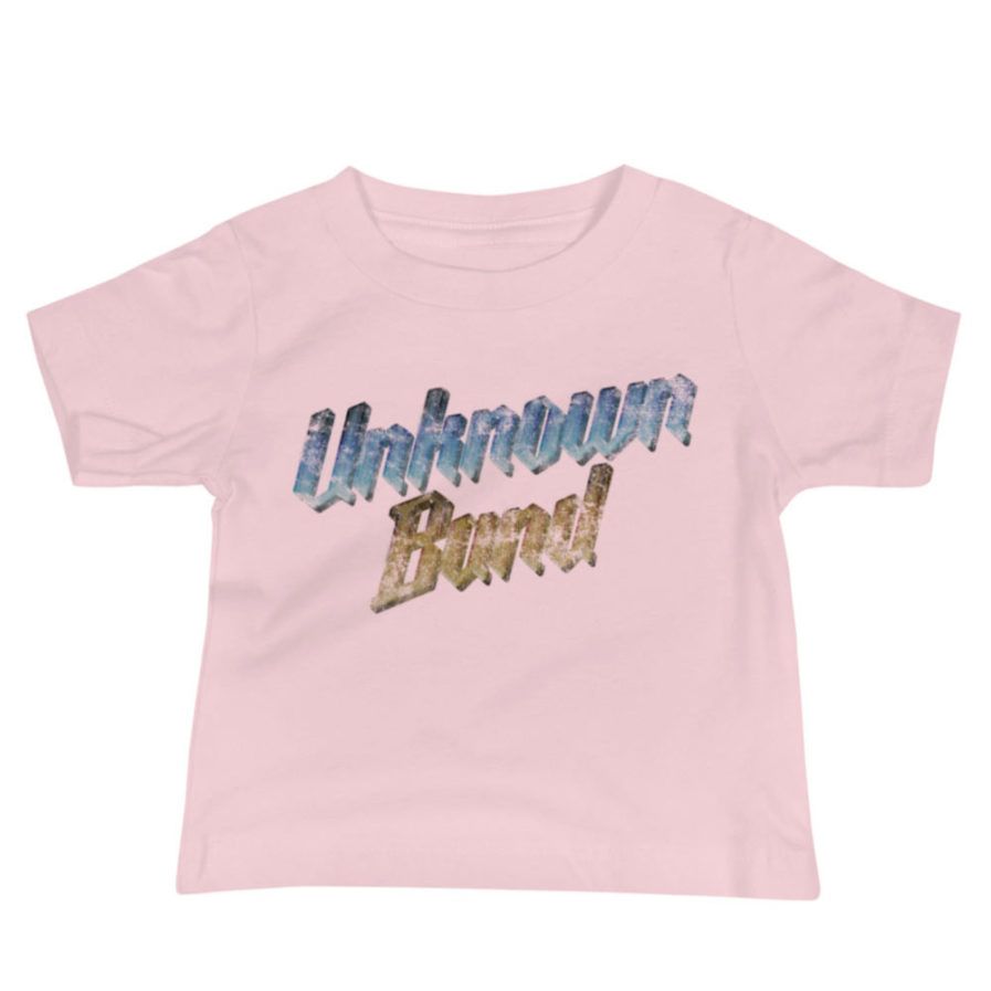 "Unknown Band" baby tee. Pink