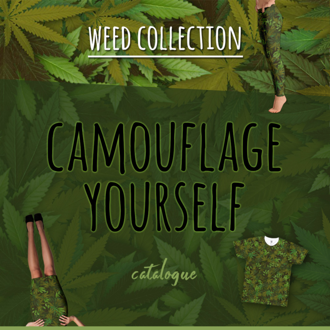 Weed camouflage clothing & accessories catalog