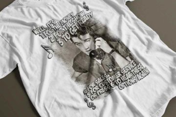 Elvis Presley Customer Service t-shirt mockup