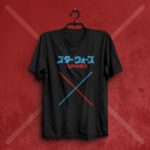 Star Wars in minimal style tshirt