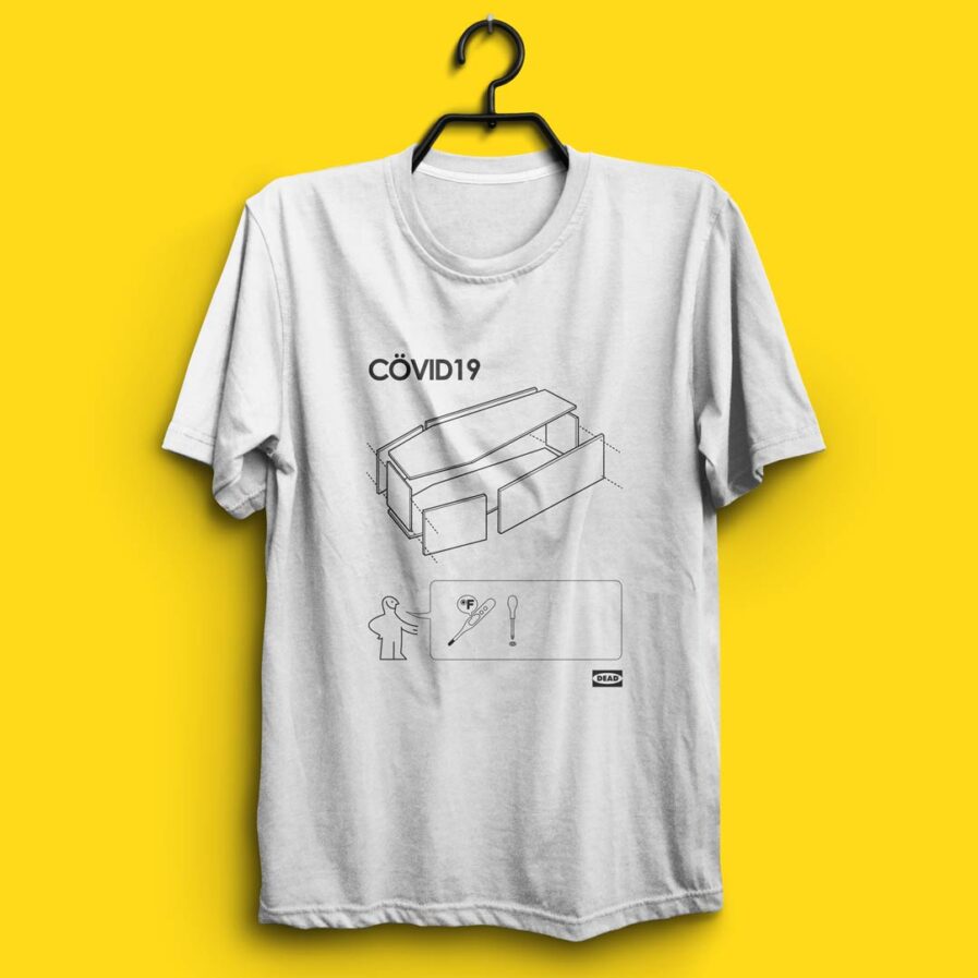 IKEA Coffin tshirt Covid-19