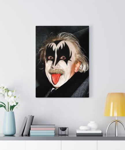 Einstein KISS Canvas