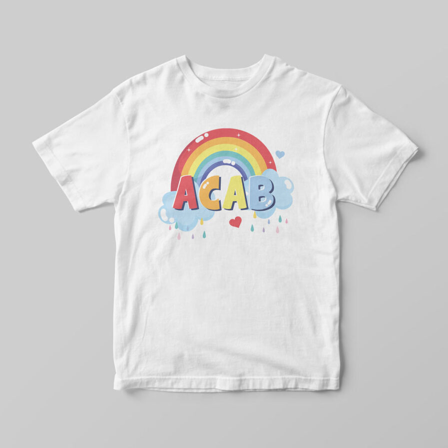 ACAB rainbow love t-shirt