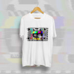 Analog Test TV Signal T-shirt Nostalgic 90's