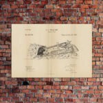 1882 Mouse trap patent poster