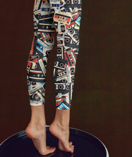 Hip-Hop Cassette Leggings