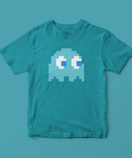 Pac-Man Ghost Inky monster T-shirt