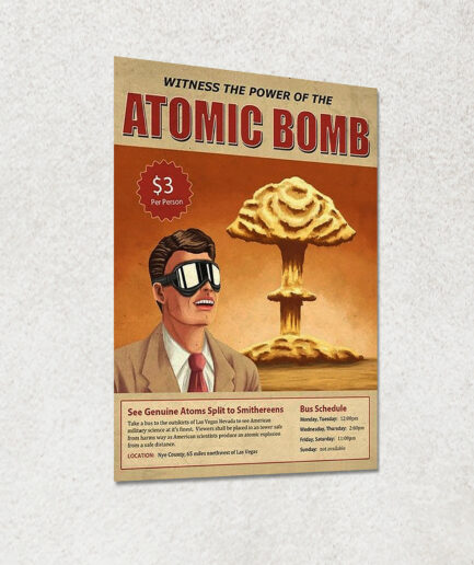 Atomic Bomb Bus Tour Poster