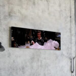 Scarface Tony Montana Movie Wide Wall Art Canvas Print 36"x12"