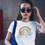 ACAB rainbow love t-shirt white photo